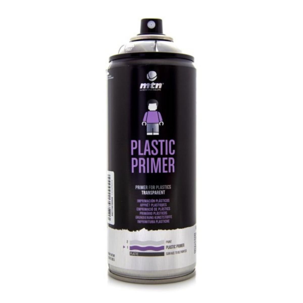 MTN PRO - Primer trasparente per plastica - Bomboletta spray da 400ml